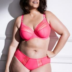 NWOT Elomi Matilda Underwire plunge bra SZ 44I